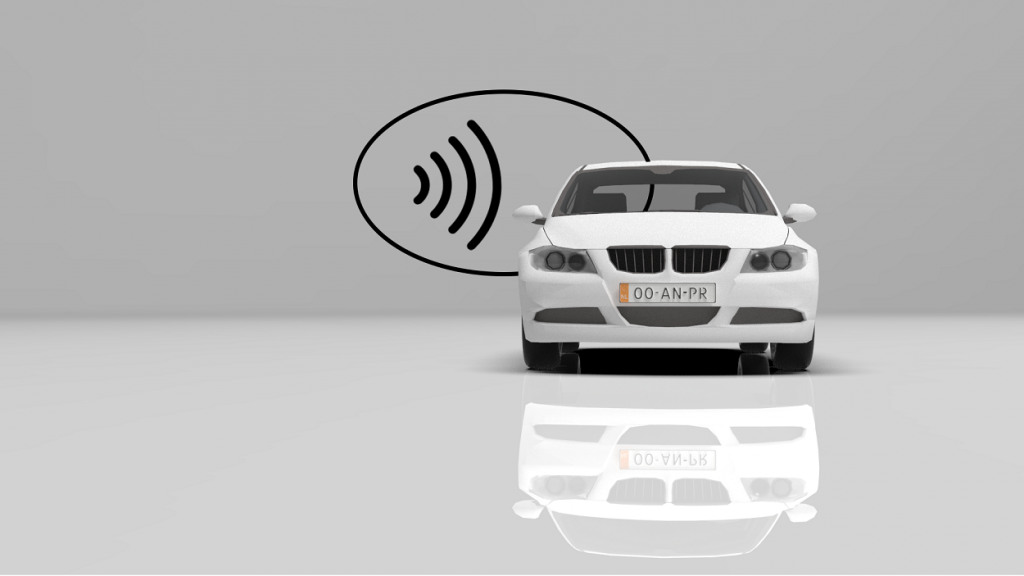 Contatcless payment based on ANPR